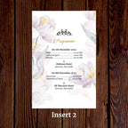 KL2127 Translucent Cover Luxury Wedding Card - Kalash Cards