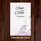 KL2127 Translucent Cover Luxury Wedding Card - Kalash Cards