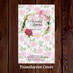 KL2128 Translucent Cover Luxury Wedding Card - Kalash Cards