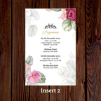 KL2128 Translucent Cover Luxury Wedding Card - Kalash Cards