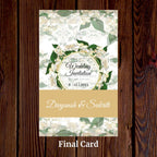 KL2129 Translucent Cover Luxury Wedding Card - Kalash Cards