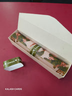 KL2149 Luxury Translucent Scroll Wedding Card with Matching Box Cover and Personalised Band-Kalash Cards