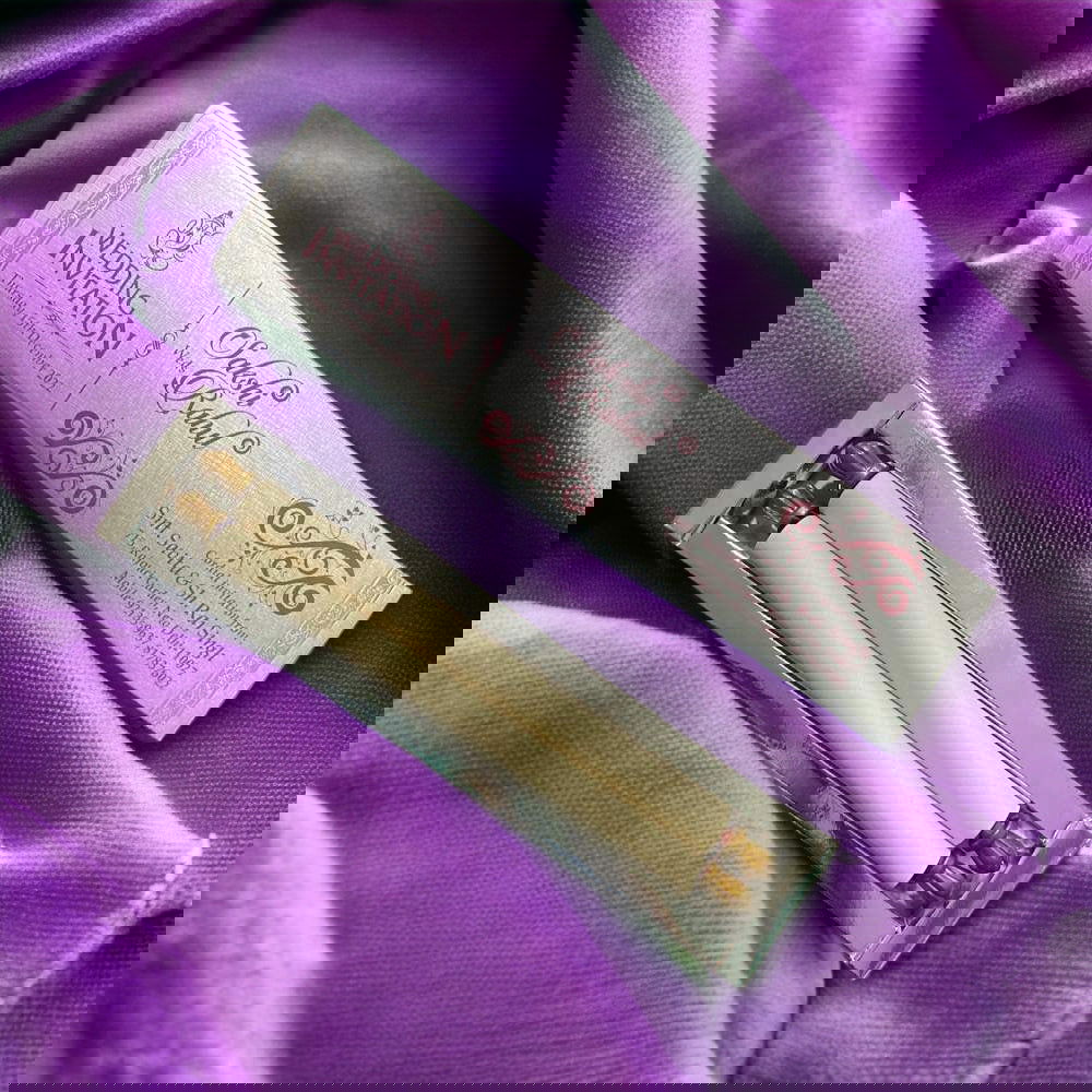 KL25 Satin Fabric Scroll Wedding Card with Box - Kalash Cards