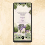 KL27 Floral Theme Premium Hindu Video Wedding Invitation-Kalash Cards