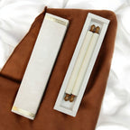 KL29 Satin Fabric Scroll Wedding Card with Box - Kalash Cards