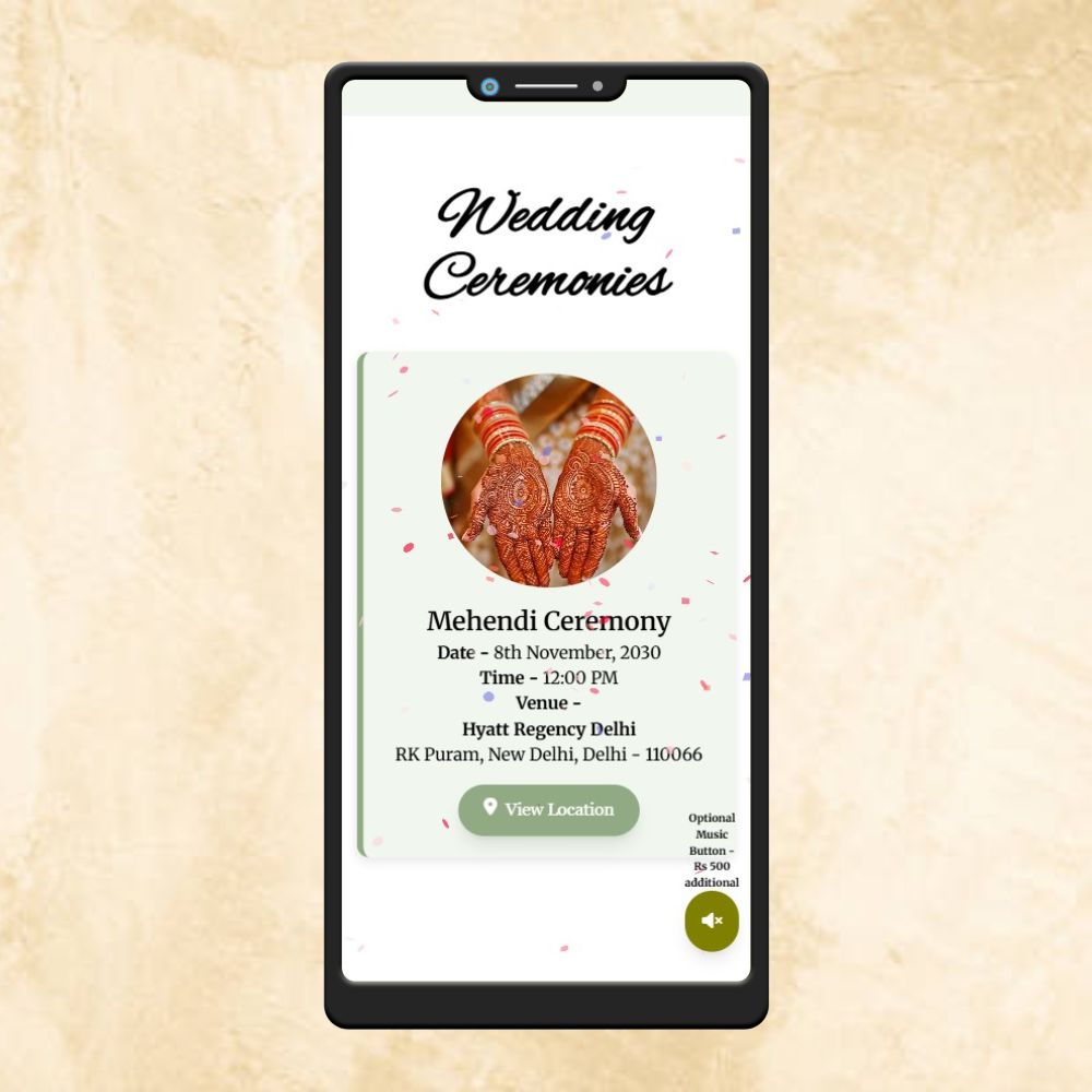 KL2 Muslim Wedding Website with Countdown, Couple Photo, Program Details, Venue Map & More-Kalash Cards