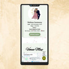 KL2 Muslim Wedding Website with Countdown, Couple Photo, Program Details, Venue Map & More-Kalash Cards