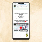 KL2 Muslim Wedding Website with Countdown, Couple Photo, Program Details, Venue Map & More-Kalash Cards