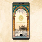 KL56 Traditional Theme Premium Sikh Video Wedding Invitation-Kalash Cards