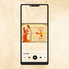 KL65Y Traditional Theme Premium Hindu Video Wedding Invitation-Kalash Cards