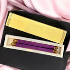 KL6 Velvet Fabric Scroll Wedding Card with Box - Kalash Cards