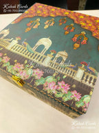 KL9001 Royal Arch Design MDF Luxury Gift Box with 2 Printed Cards (4 Jars 200gm each approx)