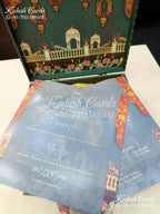 KL9001 Royal Arch Design MDF Luxury Gift Box with 2 Printed Cards (4 Jars 200gm each approx)
