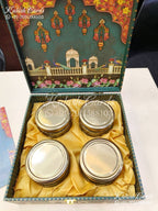 KL9001 Royal Arch Design MDF Luxury Gift Box with 2 Printed Cards (4 Jars 200gm each approx)