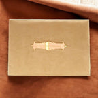 KL9008B Velvet Fabric MDF Dry Fruit Box with 2 Printed Card Inserts (2 Jars) - Kalash Cards