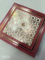 KL9042 Traditional Design Cardboard Gift Box with 2 Printed Cards & Cavity