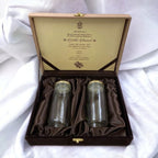 KL9047B Velvet Fabric MDF Dry Fruit Gift Box with 2 Printed Card Inserts (2 Jars) - Kalash Cards