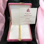 KL9052 Small Velvet Fabric MDF Wedding Box Card with 2 Printed Card Inserts - Kalash Cards