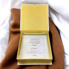 KL9065B Cardboard Mithai and Dry Fruit Gift Box with 2 Printed Card Inserts - Kalash Cards