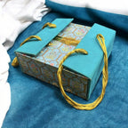 KL9080B MDF Dry Fruit Gift Box with 2 Printed Card Inserts (2 Jars) - Kalash Cards