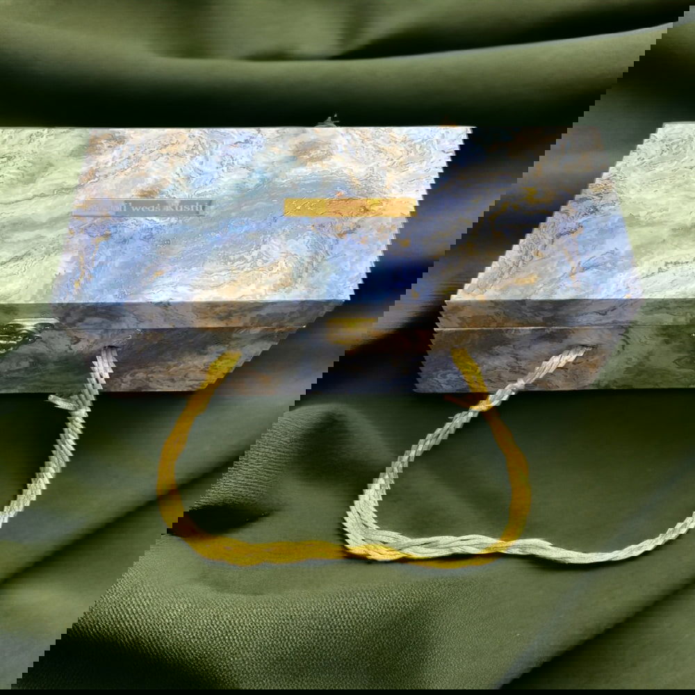 KL9081B MDF Dry Fruit Gift Box with 2 Printed Card Inserts (3 Jars) - Kalash Cards