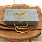 KL9094B MDF Dry Fruit Box with 2 Printed Card Insert (3 Jars) - Kalash Cards