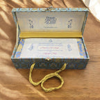 KL9094B MDF Dry Fruit Box with 2 Printed Card Insert (3 Jars) - Kalash Cards