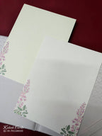 KLB-1019 Creme Barat Padded Thick Wedding Card (2 Page)