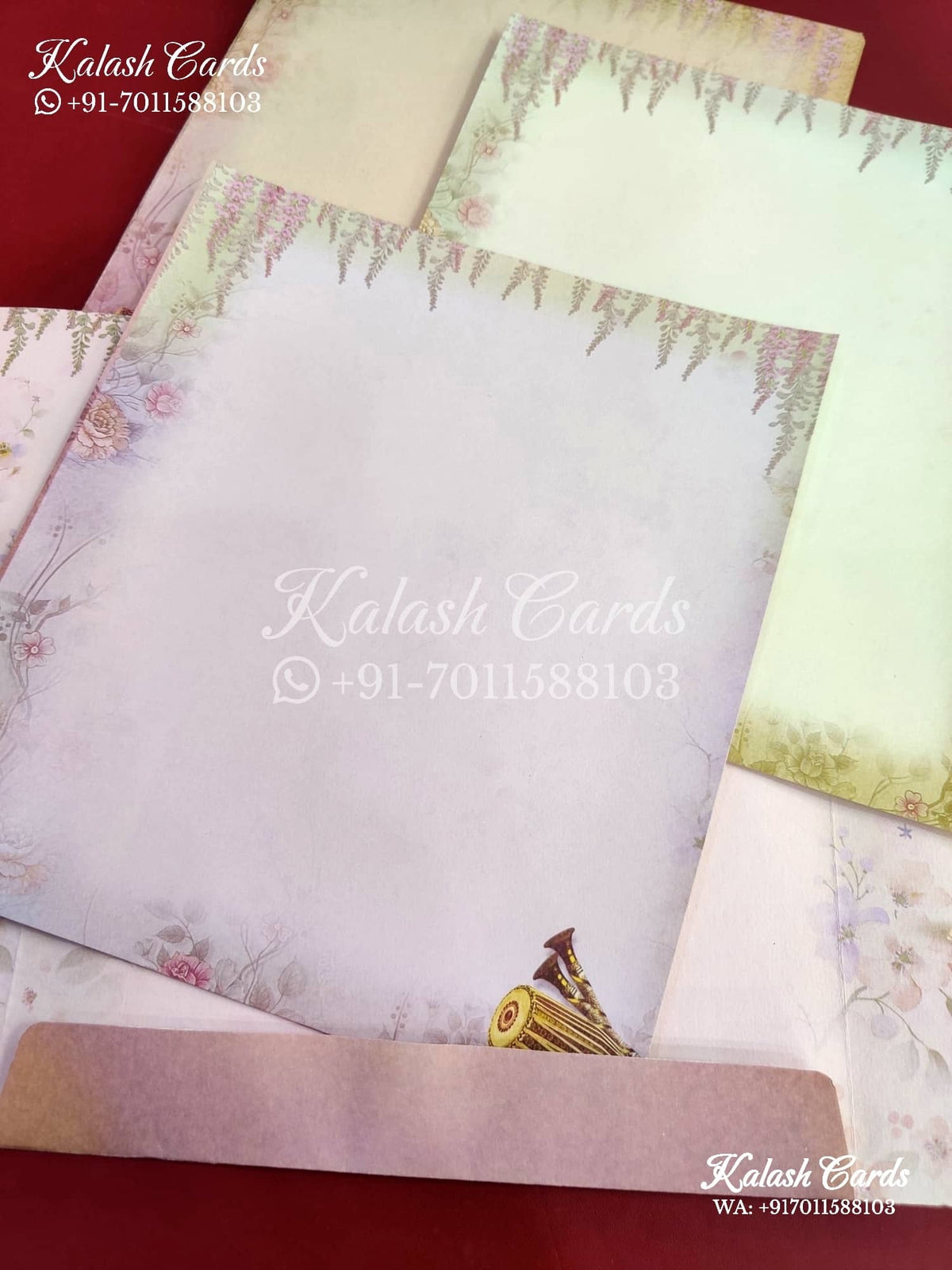 KLB541 Raja Rani Theme Wedding Card (2 Page)-Kalash Cards