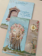 KLB606 Royal Dulha Dulhan Theme Wedding Card (2 Page)-Kalash Cards