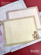 KLB656 Royal Theme Doors Style Semi Box Wedding Card (2 Pages)-Kalash Cards