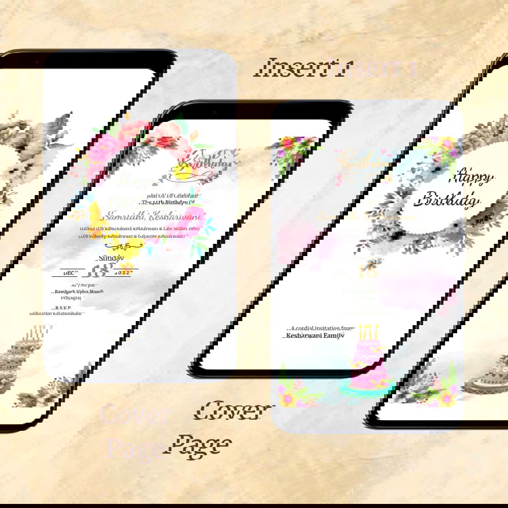 KLB1 Digital Birthday PDF Ecard - Kalash Cards