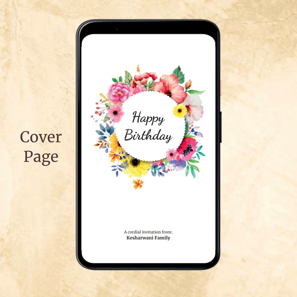 KLB1 Digital Birthday PDF Ecard - Kalash Cards