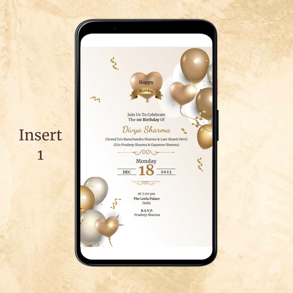 KLB2 Digital Birthday PDF Ecard - Kalash Cards