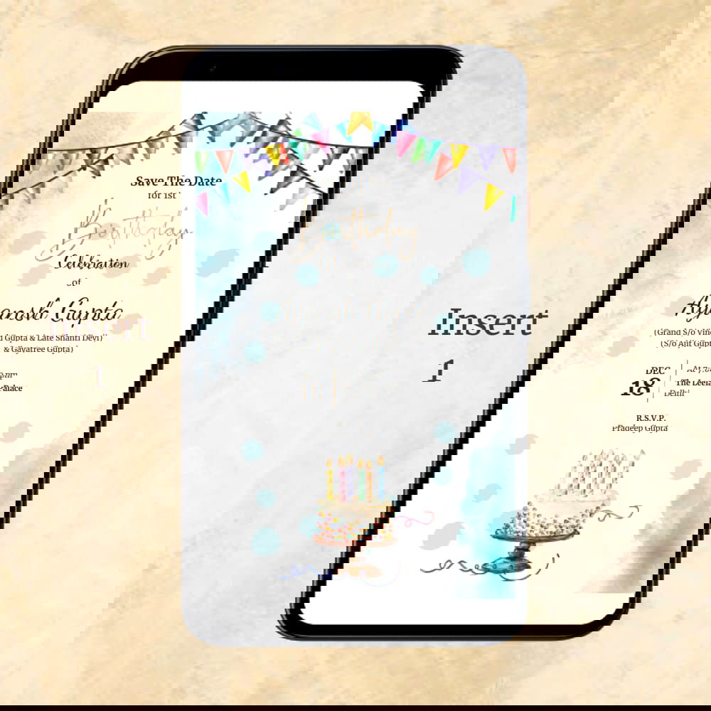 KLB3 Digital Birthday PDF Ecard - Kalash Cards