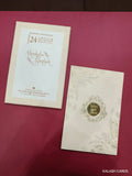 KLB586 Floral Design Semi Box Paper Wedding Card - Kalash Cards