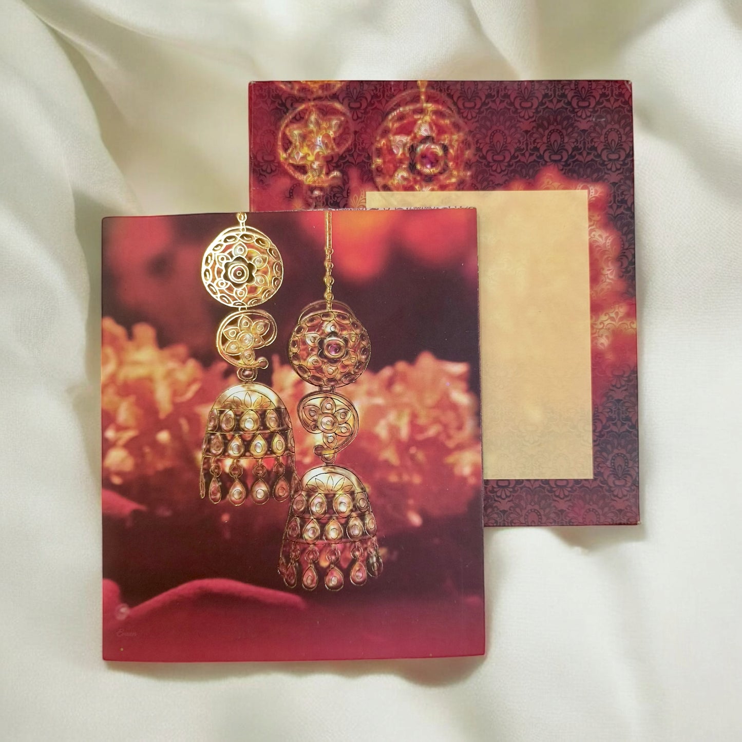 KL0192 Semi Box Paper Wedding Card-Kalash Cards