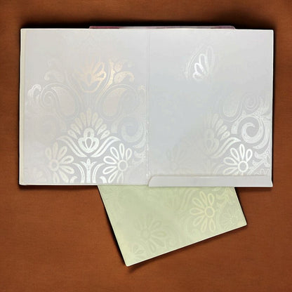 KL0201 Traditional Indian Design Semi Box Premium Paper Wedding Card with 2 Inserts and Envelope-Kalash Cards