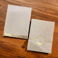 KL0254 Traditional Design Semi Box Perfume Paper Embossed Wedding Card with 2 Inserts and Envelope-Kalash Cards