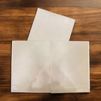 KL0254 Traditional Design Semi Box Perfume Paper Embossed Wedding Card with 2 Inserts and Envelope-Kalash Cards