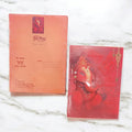 KL0641 Ganesh Semi Box Paper Wedding Card with 2 Inserts and Envelope-Kalash Cards