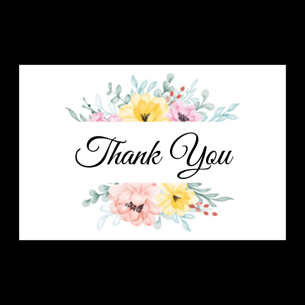Thank You Card 11 (Pack of 48) - Kalash Cards