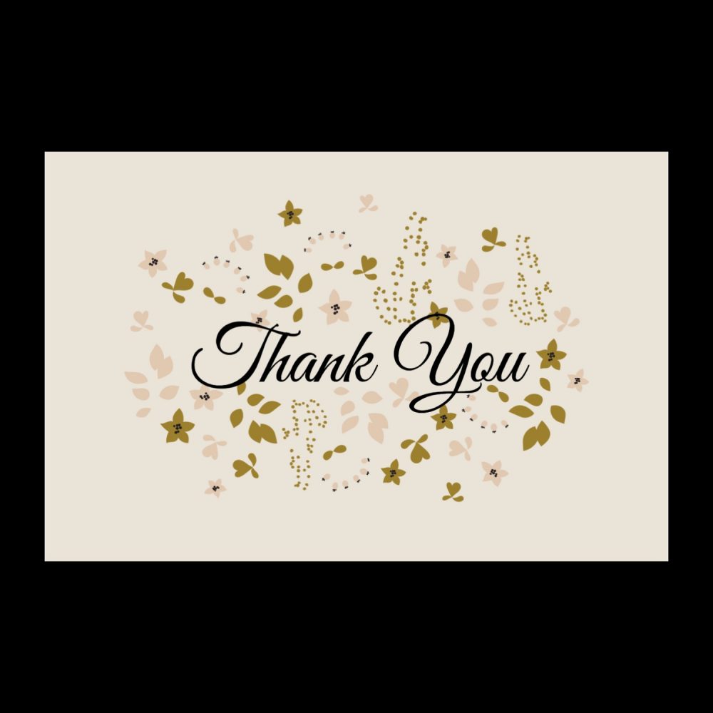 Thank You Card 13 (Pack of 48) - Kalash Cards