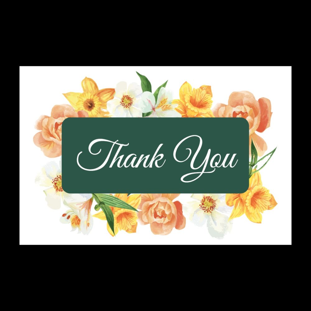 Thank You Card 14 (Pack of 48) - Kalash Cards