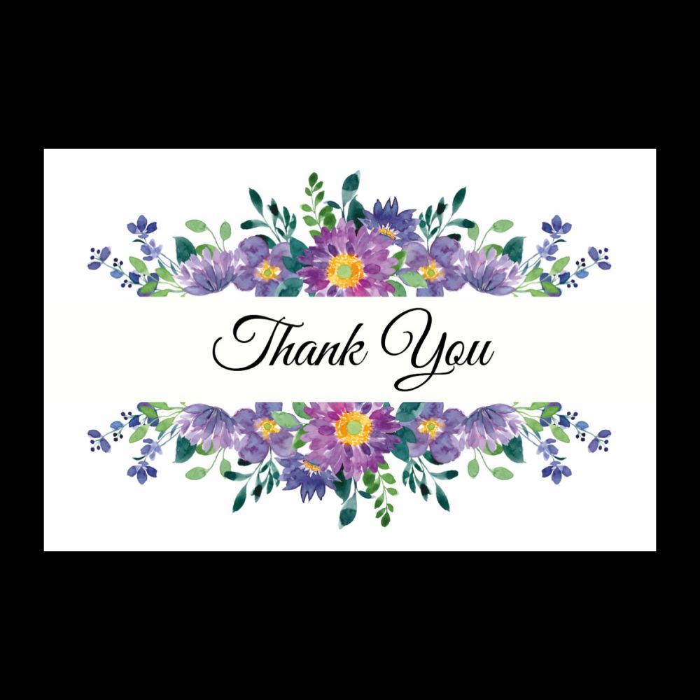 Thank You Card 15 (Pack of 48) - Kalash Cards
