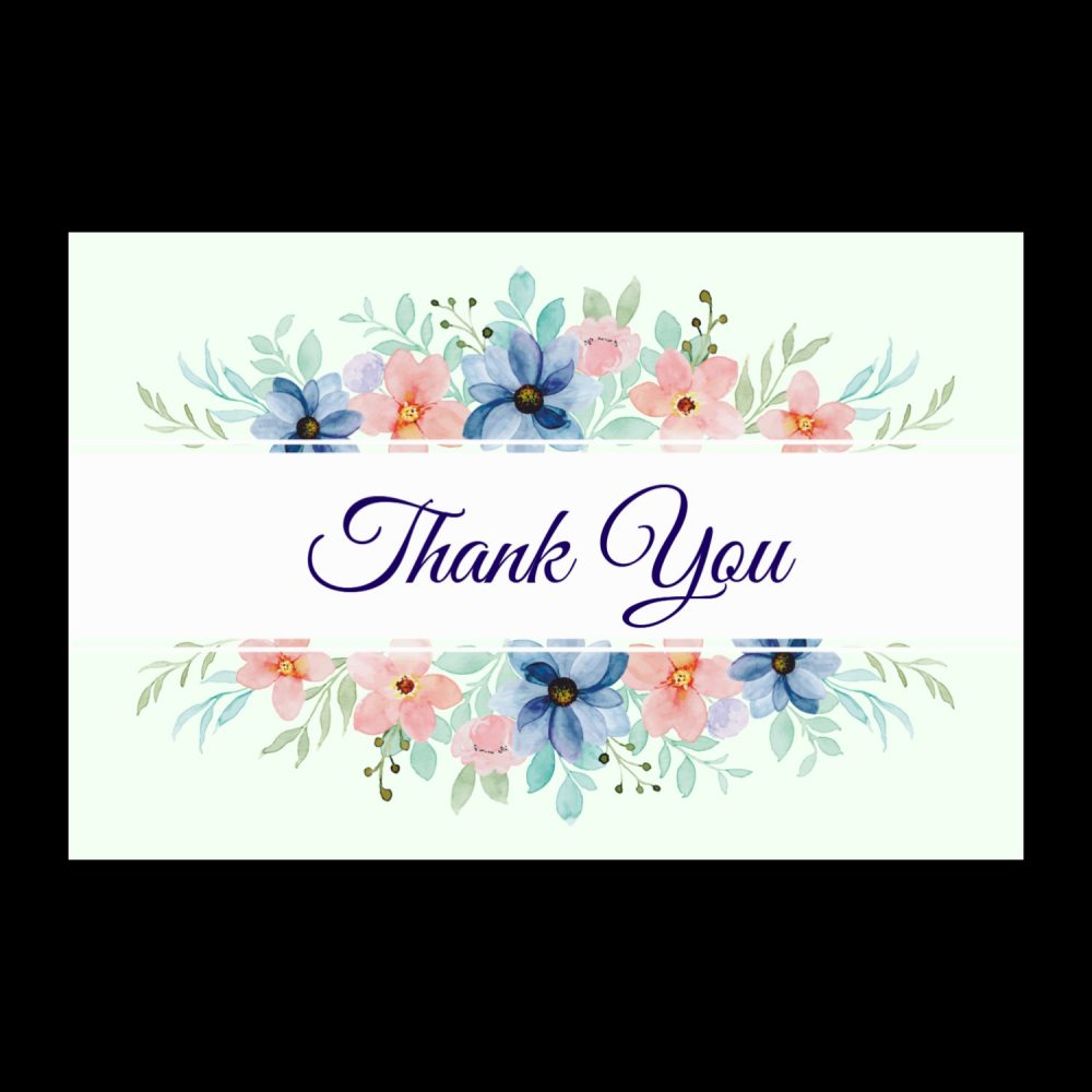 Thank You Card 16 (Pack of 48) - Kalash Cards