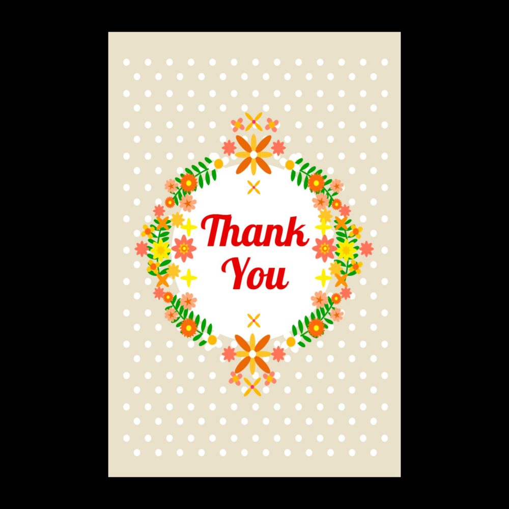 Thank You Card 17 (Pack of 48) - Kalash Cards
