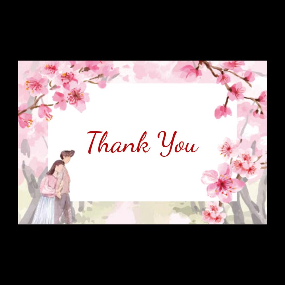 Thank You Card 3 (Pack of 48) - Kalash Cards