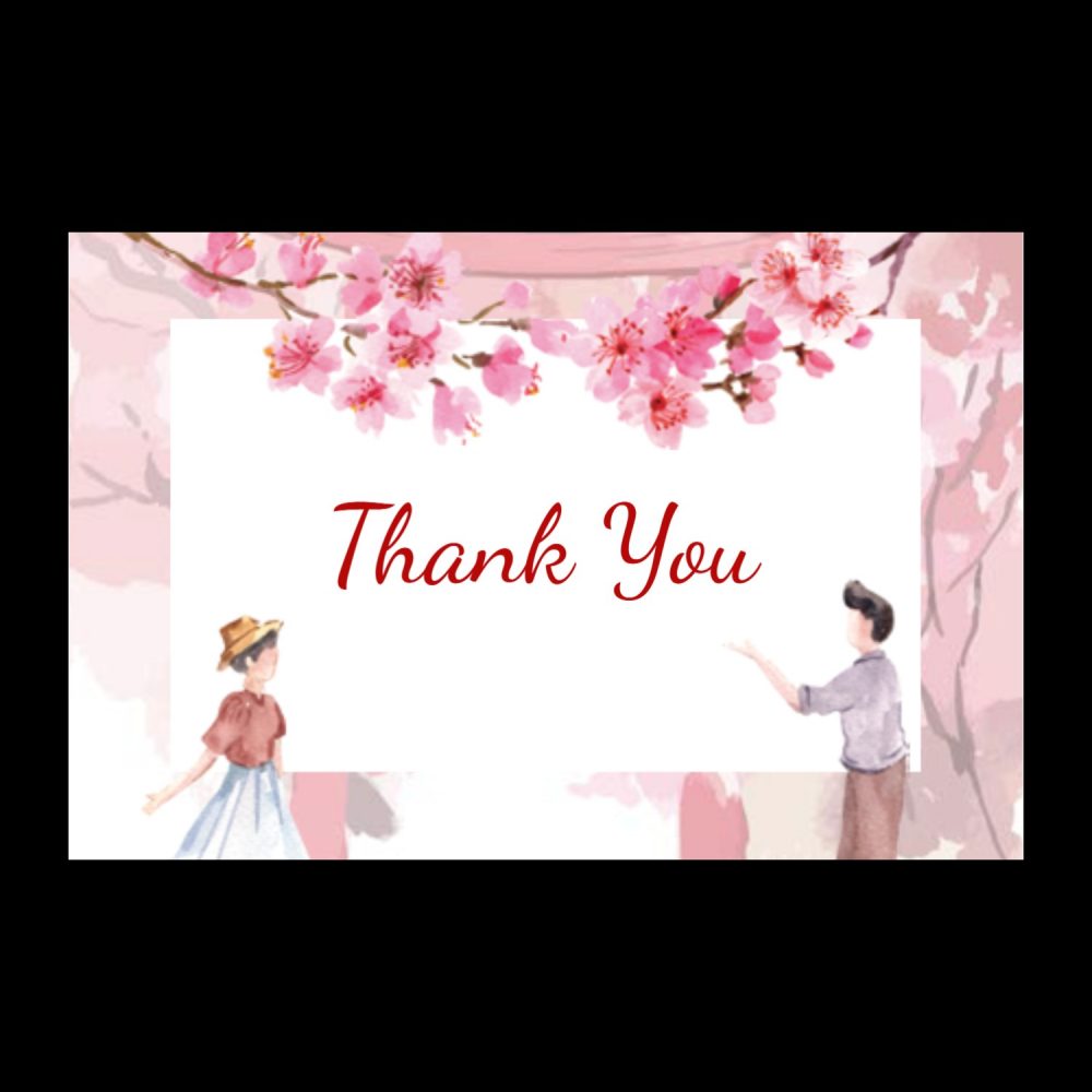 Thank You Card 4 (Pack of 48) - Kalash Cards