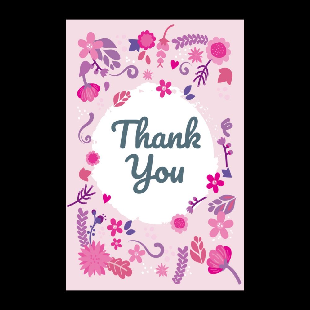 Thank You Card 5 (Pack of 48) - Kalash Cards